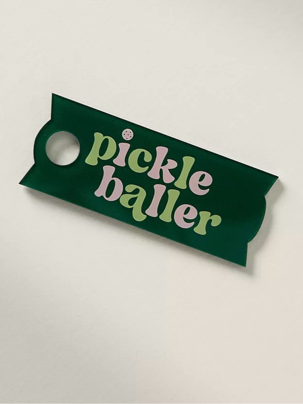 The Darling Effect Pickle Baller Lid Tag